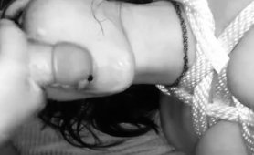 Submissive Young Brunette Delivers A Great Blowjob In Pov