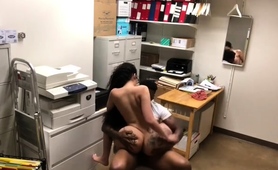 Tattooed Latina With Big Hooters Goes Wild On A Black Dick