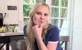 Teen Fucks In Pov, Gets Cum On Face