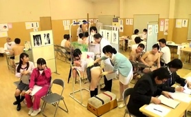 Pigtailed Asian Teen Gets Her Sexy Body Carefully Examined