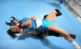 Beautiful Asian Teen In A Sexy Costume Gets Used In The Ring