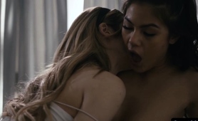 Horny Lesbian Lovers Lick Pussies