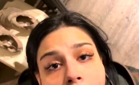 Horny Brunette Girlfriend Sucks A Big Cock Clean Pov Style