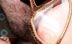 Foot Fetish Milf Mistress Teases A Cock In Cfnm Action