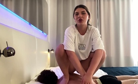 dominant-curvy-young-babe-punishing-submissive-boyfriend