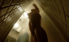 Voyeur Spies On A Fascinating Amateur Babe Taking A Shower