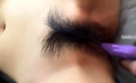 Enticing Japanese Babe Takes A Pov Dick In Her Hairy Pussy